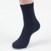 Comfortable Men Bamboo Fiber Socks Casual Business Anti  Bacterial Deodorant Breatheable Man Long Sock 5 Colors By Random
