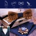 3D Wooden Tie Square Handkerchief Cufflinks Wood Bow Tie Wedding Dinner Handmade Wooden Ties Gravata set