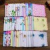 50PCS 28x28CM Cotton Flower Handkerchief Vintage Style Skin  friendly Handerchief